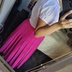 Vintage Pendleton hot pink skirt